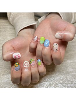 ニュアンスネイル：sakura