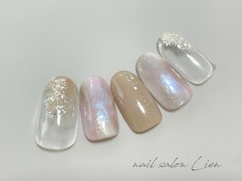 ニュアンスネイル/秋冬/キラキラ