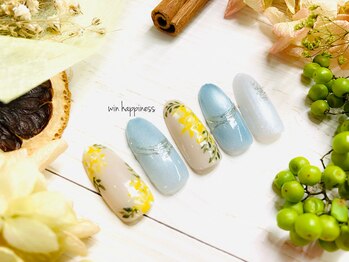 ハピネス(win happiness)/ミモザネイル