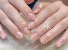 ケーツーネイル(k-two nail)/透明感オフィスネイル(あやか)