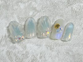 マーメイド氷ネイル