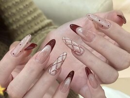 赤フレンチxキルティング