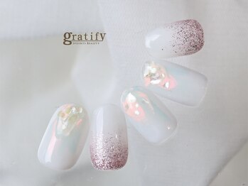 グラティフィー 梅田店(gratify)/ぷるぷる雫ネイル