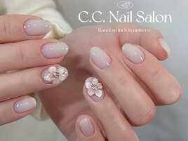 フラワー×シアーネイル
