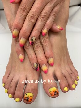 ジュエラ(Jewelux by trusty)/J nail◇ヤシの木ネイル