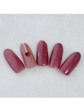 エイミーアーブル(amiable)/1月キャンペーンネイル