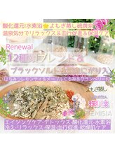 テミシア(TEMISIA)/酸化還元よもぎ蒸し珠肌泉