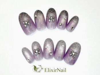 エリクサーネイル 新宿3丁目(Elixir Nail)/定額a シンプル/クーポン使用