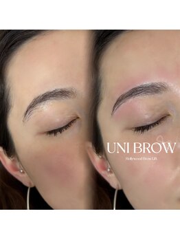ユニブロウ 難波(UNI BROW)/[難波]ハリウッドブロウ＋眉WAX