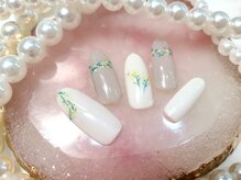 ビーケア 自由が丘店(B.care)/フラワーネイル￥6480