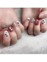 エーナイン イオンモール三川店/バレンタインネイル