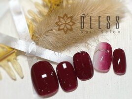 冬っぽ大人ネイル