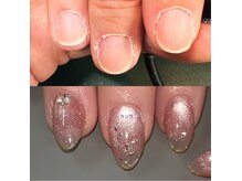 ルチドゥネイル(lucido.nail)の雰囲気(スカルプ=ロングじゃない。美しさのための長さだしです。)