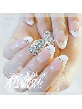 ネイルサロンブラン(nail salon BLANC)/フレンチネイルとスワロフスキー