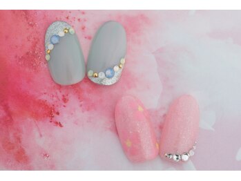 ネイルクロエ(NAIL KCLOE)/【2本アート】6月限定デザイン