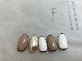 11月定額B 大人秋ネイル