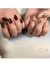 シープラスエー(C+A)/大人ビジューデザイン