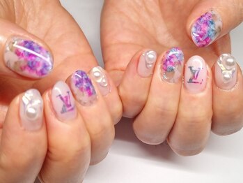 ネイルフロンティア 吉祥寺(NAIL FRONTIER)/あじさい×隠れアート11980円
