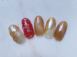 プリンセス風ネイル