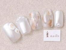 アイネイルズ 三宮店(I nails)/ホワイトパールゴールド