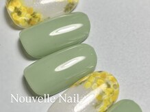 ヌーベルネイル(Nouvelle Nail)/春　ミモザネイル