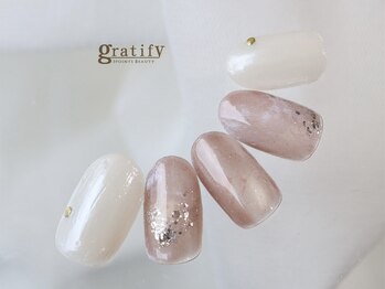 グラティフィー 梅田店(gratify)/指が綺麗に見える大人シンプル