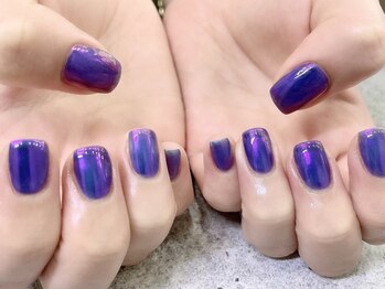 プライズアイリス アイラッシュ 池袋東口店(prize Iris eyelash)/ネイビーネイル【池袋】