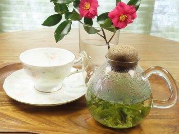 蓮の家/ウェルカムハーブティ