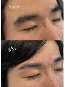 サムライビューティー 西新宿本店(SamuraiBeauty)/スッキリメンズ眉毛