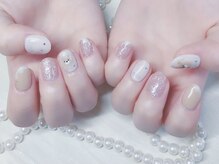 キラキラネイル 川口 南鳩ヶ谷店/可愛いくまさんアート