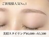 人気No,1★眉毛スタイリング（間引き込）￥6,600→￥5,500/60分