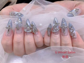 ユミ(U mi)/チップ長さ出し持ち込みデザイン