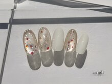 アンドラッシュ アンドネイル 本郷三丁目駅前店(and lash/and nail)/シンプル全体アート/ベーシック