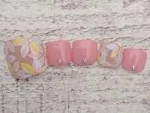 ネイルサロン アミュゼ/定額デザインフットジェル 