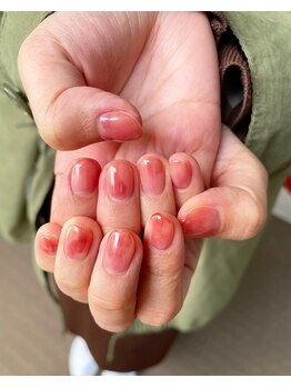 ユージューネイルルーム(UJU nail room)/春ジューシーピンク