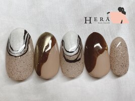 ニュアンス　砂ジェル　ブラウン