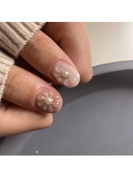 アンネイル(an nail)/ぷっくりフラワー