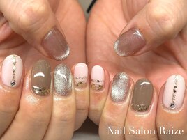 冬ラメネイル【¥8800】