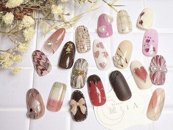 ミイア 春日部店(MiiA)/バレンタインアート 1本¥550~