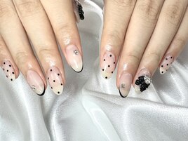 ドット×リボン