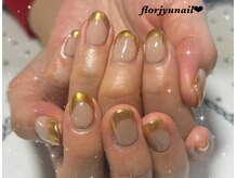 フロージュ ネイル(florjyu nail)/ミラーフレンチnail
