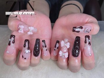 ゼン ネイル デザイン 池袋(ZEN NAIL DESIGN)/* 長 さだしやり放題×つけ放題