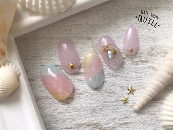 ネイルサロン クイル(QUILL)/7月☆シアー☆リゾート【2】