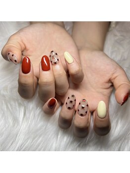 オーク アイラッシュアンドネイル たまプラーザ(OAK)/宝石ネイル