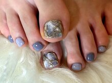 アミュリー ネイル アトリエ(Amury nail atelier)/ニュアンス 大理石 大人 