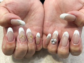 白フレンチネイル
