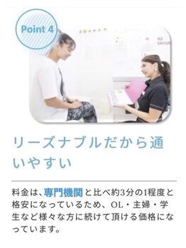 ホワイトニングショップ 阪急伊丹店/リーズナブル