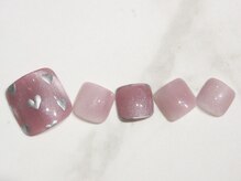 カレネイル(kale nail)/２月限定シンプルART＋500円