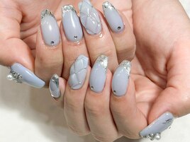 春のキルティングラメフレンチ