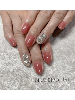ブルーバードネイル(Blue bird nail)/埋め込みデザイン